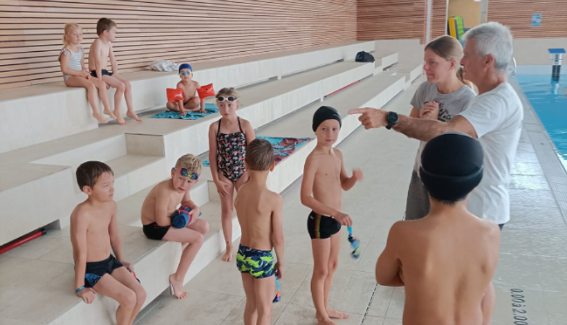 séance natation école de triathlon Mastria 53